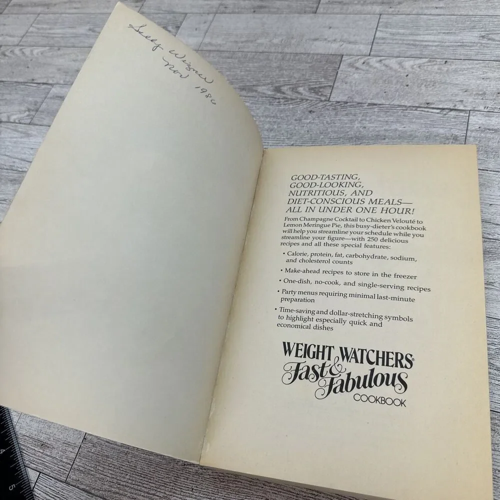 Weight Watchers vintage paperback